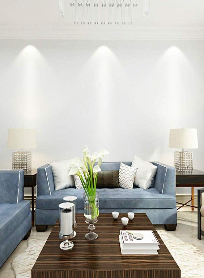 Fusion Graphix ورق لاصق فينيل أبيض غير لامع من فيوجن جرافيكس، بطانة رفوف ذاتية اللصق، مقاوم للماء، قابل للإزالة والتقشير، ورق جدران لتزيين جدران غرفة النوم وغرفة المعيشة (24 × 24 بوصة) - Image 3